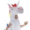 Unicorn Inflatable 4 Legged Costume for Adults with Colorful Mane and Tail Easy Inflate